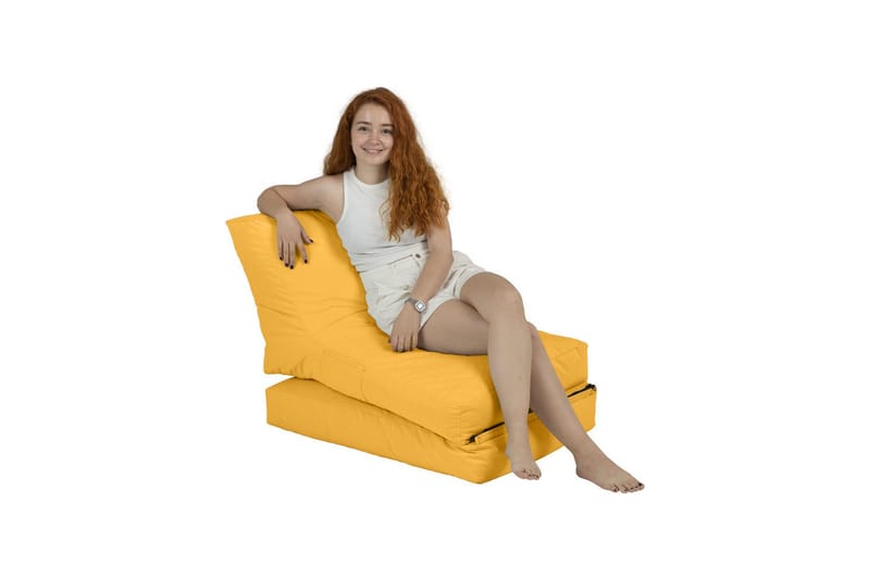 Arakura Sittsäck Utomhus 55 cm - Gul - Utemöbler - Utestolar & fåtöljer - Sittsäckar