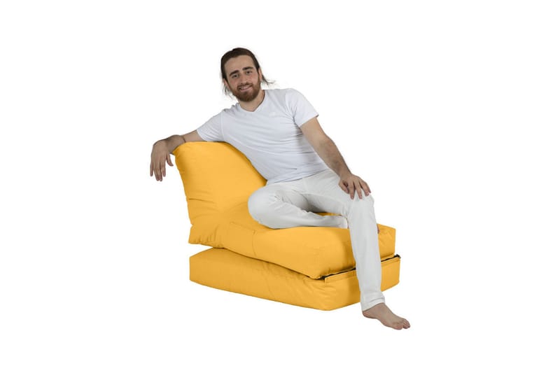 Arakura Sittsäck Utomhus 55 cm - Gul - Utemöbler - Utestolar & fåtöljer - Sittsäckar