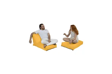 Arakura Sittsäck Utomhus 55 cm - Gul - Utemöbler - Utestolar & fåtöljer - Sittsäckar