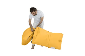 Arakura Sittsäck Utomhus 55 cm - Gul - Utemöbler - Utestolar & fåtöljer - Sittsäckar