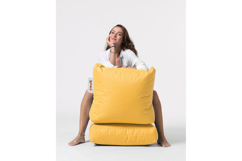 Arakura Sittsäck Utomhus 55 cm - Gul - Utemöbler - Utestolar & fåtöljer - Sittsäckar