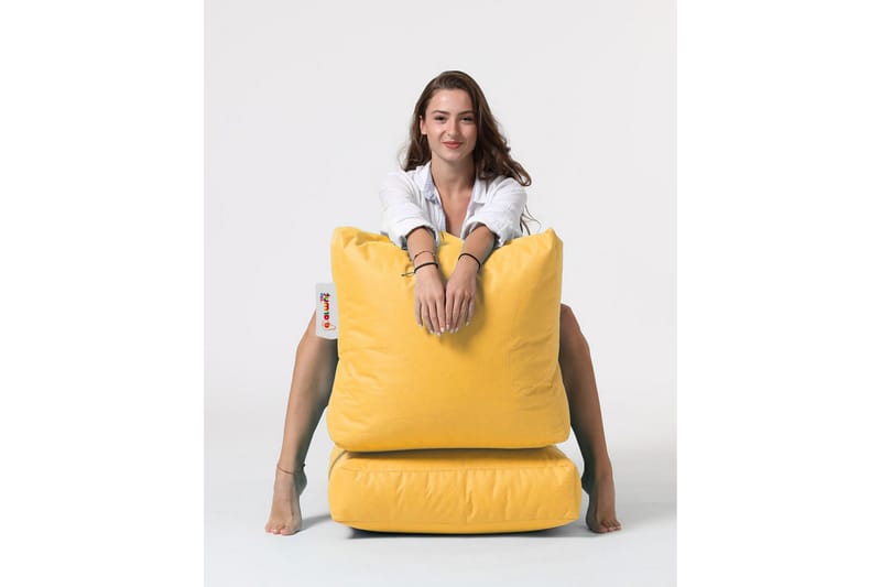 Arakura Sittsäck Utomhus 55 cm - Gul - Utemöbler - Utestolar & fåtöljer - Sittsäckar