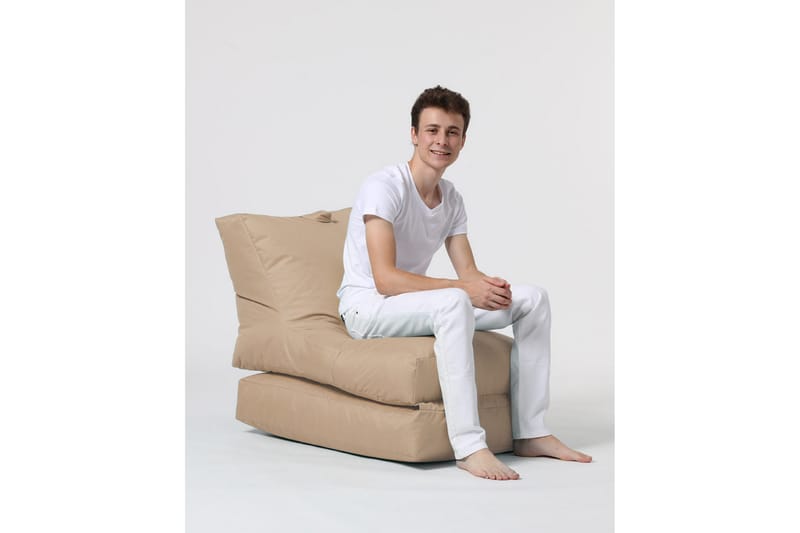 Featherston Sittsäck Utomhus 55 cm Beige - Utemöbler - Utestolar & fåtöljer - Sittsäckar