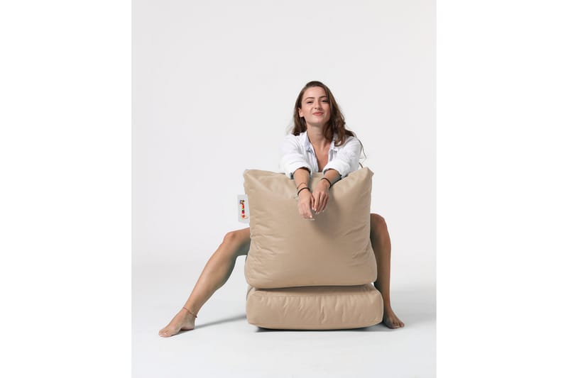 Featherston Sittsäck Utomhus 55 cm Beige - Utemöbler - Utestolar & fåtöljer - Sittsäckar