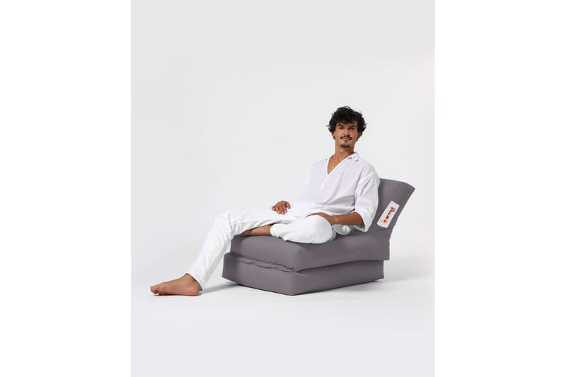 Featherston Sittsäck Utomhus 55 cm Grå - Utemöbler - Utestolar & fåtöljer - Sittsäckar