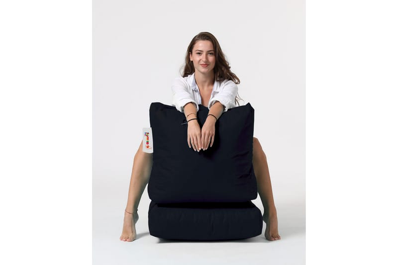 Featherston Sittsäck Utomhus 55 cm Svart - Utemöbler - Utestolar & fåtöljer - Sittsäckar
