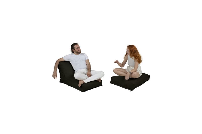 Featherston Sittsäck Utomhus 55 cm Svart - Utemöbler - Utestolar & fåtöljer - Sittsäckar