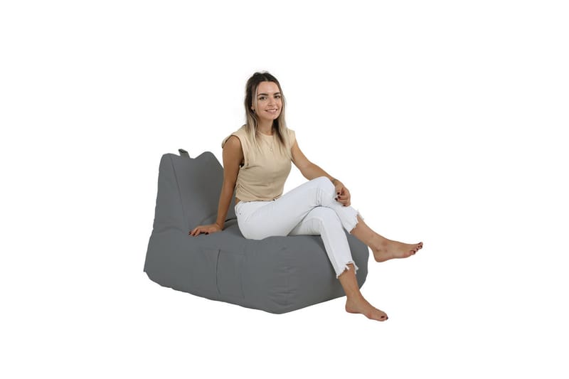 Hina Sittsäck Utomhus 65 cm Grå - Utemöbler - Utestolar & fåtöljer - Sittsäckar