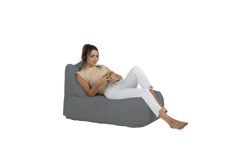 Hina Sittsäck Utomhus 65 cm Grå - Utemöbler - Utestolar & fåtöljer - Sittsäckar
