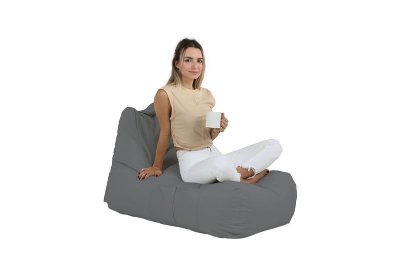 Hina Sittsäck Utomhus 65 cm Grå - Utemöbler - Utestolar & fåtöljer - Sittsäckar