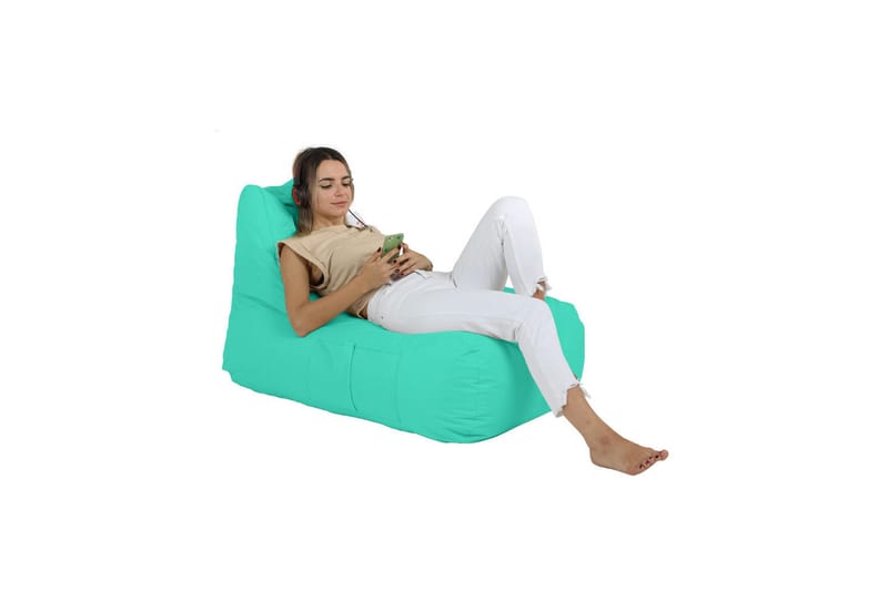 Hina Sittsäck Utomhus 65 cm Turkos - Utemöbler - Utestolar & fåtöljer - Sittsäckar