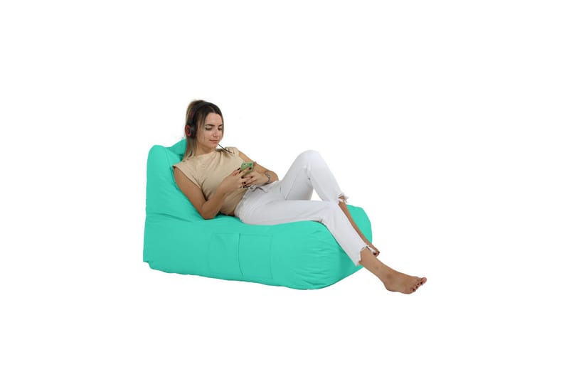 Hina Sittsäck Utomhus 65 cm Turkos - Utemöbler - Utestolar & fåtöljer - Sittsäckar