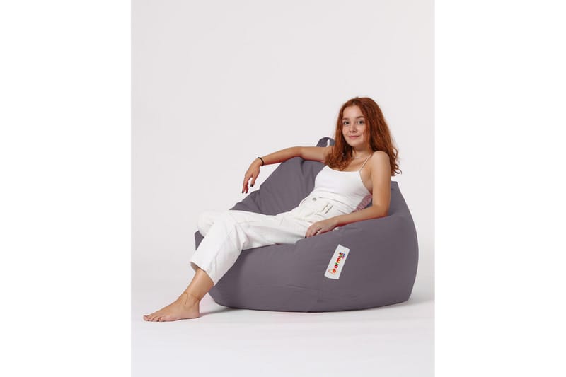 Hunny Sittsäck Utomhus 115 cm - Grå - Utemöbler - Utestolar & fåtöljer - Sittsäckar