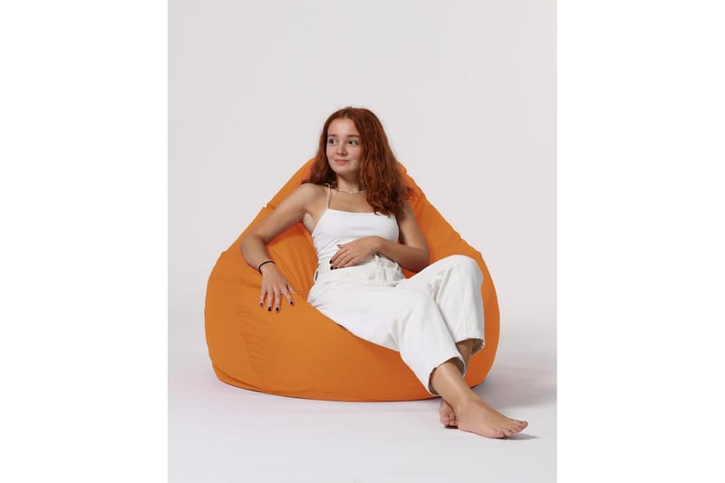 Hunny Sittsäck Utomhus 115 cm Orange - Utemöbler - Utestolar & fåtöljer - Sittsäckar