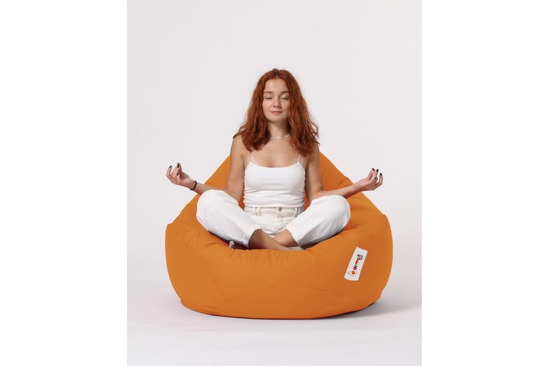 Hunny Sittsäck Utomhus 115 cm Orange - Utemöbler - Utestolar & fåtöljer - Sittsäckar