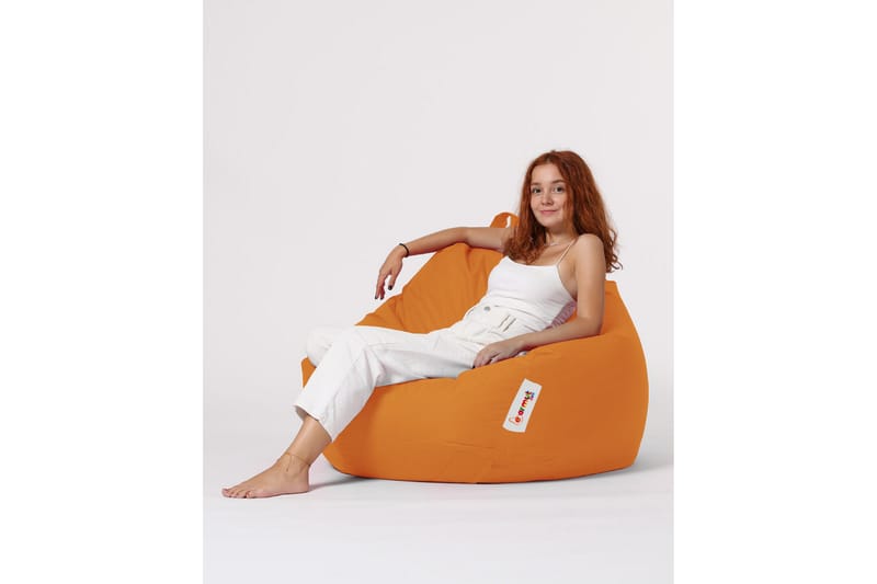 Hunny Sittsäck Utomhus 115 cm Orange - Utemöbler - Utestolar & fåtöljer - Sittsäckar