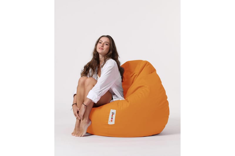 Hunny Sittsäck Utomhus 115 cm Orange - Utemöbler - Utestolar & fåtöljer - Sittsäckar