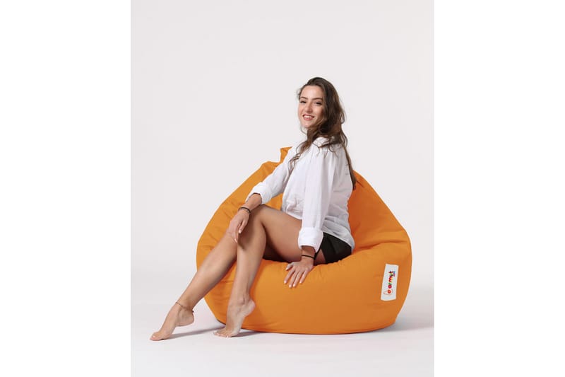 Hunny Sittsäck Utomhus 115 cm Orange - Utemöbler - Utestolar & fåtöljer - Sittsäckar