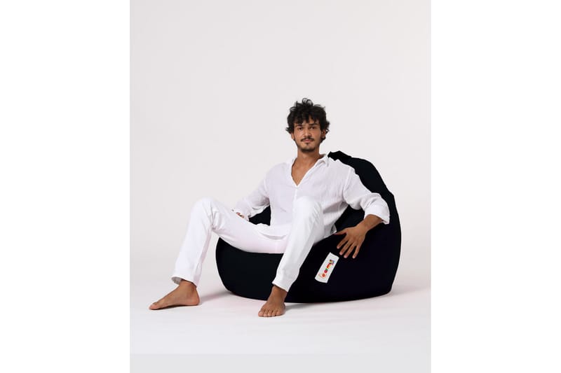 Hunny Sittsäck Utomhus 115 cm Svart - Utemöbler - Utestolar & fåtöljer - Sittsäckar