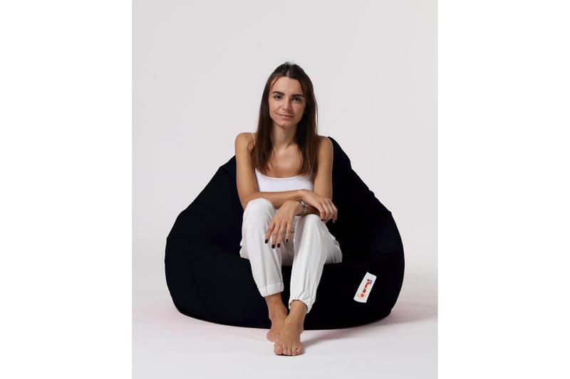 Hunny Sittsäck Utomhus 115 cm Svart - Utemöbler - Utestolar & fåtöljer - Sittsäckar