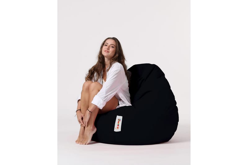 Hunny Sittsäck Utomhus 115 cm Svart - Utemöbler - Utestolar & fåtöljer - Sittsäckar
