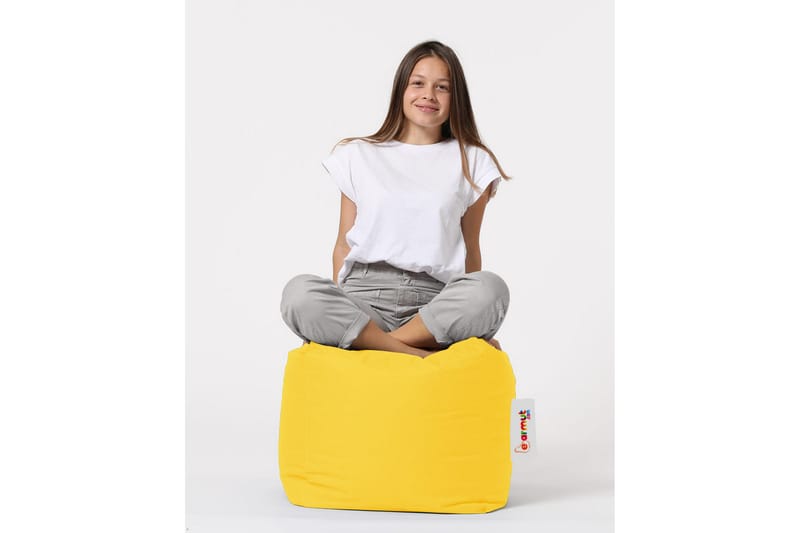 Salani Sittsäck Utomhus 45 cm Gul - Utemöbler - Utestolar & fåtöljer - Sittsäckar
