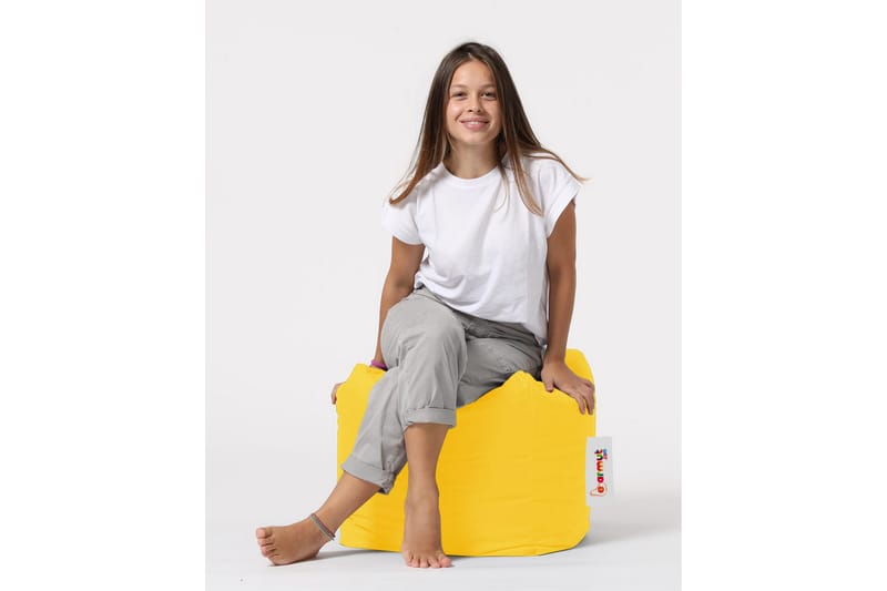 Salani Sittsäck Utomhus 45 cm Gul - Utemöbler - Utestolar & fåtöljer - Sittsäckar