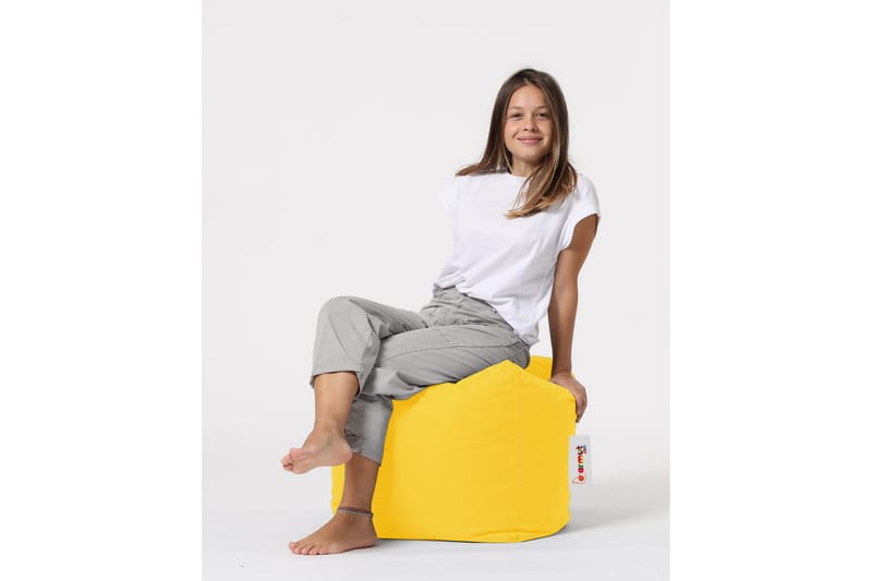 Salani Sittsäck Utomhus 45 cm Gul - Utemöbler - Utestolar & fåtöljer - Sittsäckar