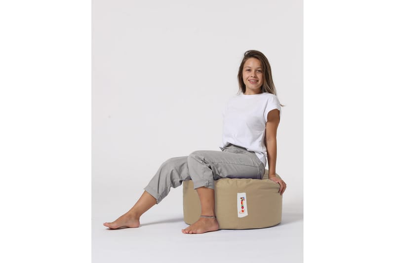 Salima Sittsäck Utomhus 55 cm Beige - Utemöbler - Utestolar & fåtöljer - Sittsäckar