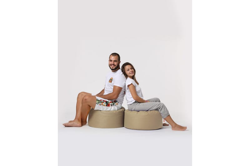 Salima Sittsäck Utomhus 55 cm Beige - Utemöbler - Utestolar & fåtöljer - Sittsäckar