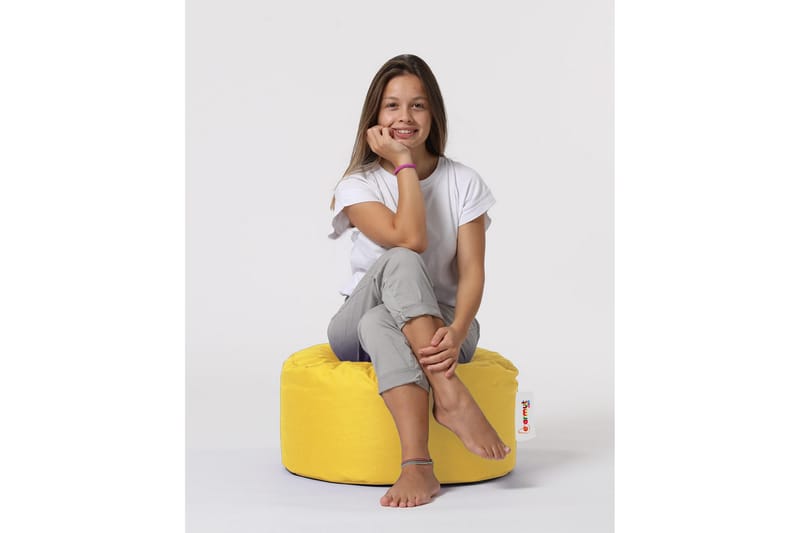 Salima Sittsäck Utomhus 55 cm Gul - Utemöbler - Utestolar & fåtöljer - Sittsäckar