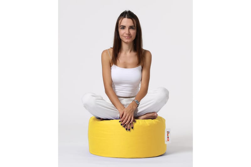 Salima Sittsäck Utomhus 55 cm Gul - Utemöbler - Utestolar & fåtöljer - Sittsäckar