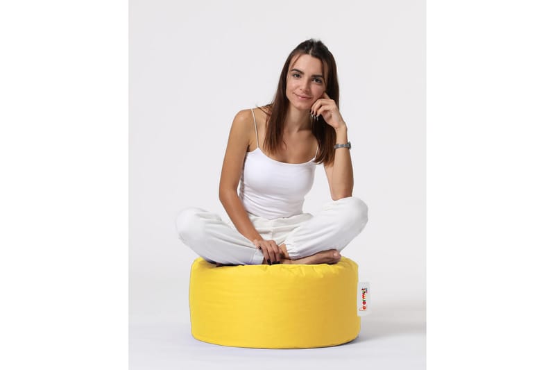 Salima Sittsäck Utomhus 55 cm Gul - Utemöbler - Utestolar & fåtöljer - Sittsäckar