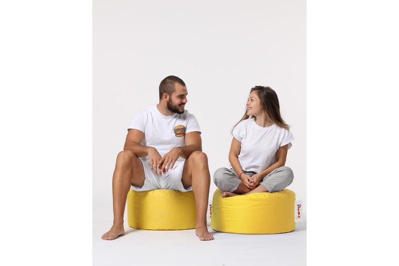 Salima Sittsäck Utomhus 55 cm Gul - Utemöbler - Utestolar & fåtöljer - Sittsäckar