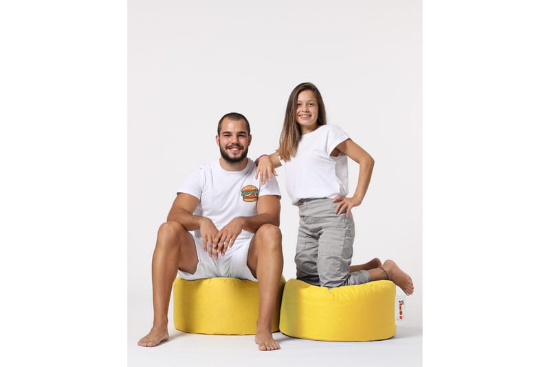 Salima Sittsäck Utomhus 55 cm Gul - Utemöbler - Utestolar & fåtöljer - Sittsäckar