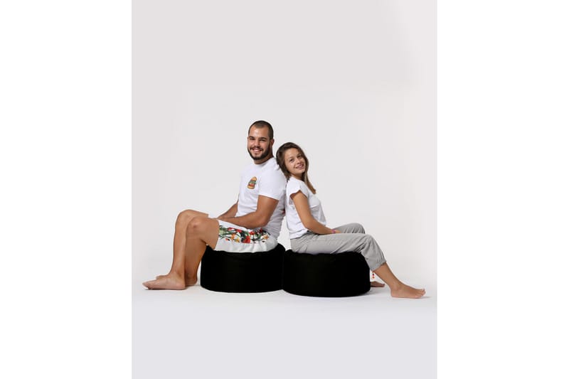 Salima Sittsäck Utomhus 55 cm Svart - Utemöbler - Utestolar & fåtöljer - Sittsäckar