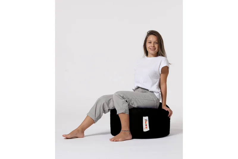 Salima Sittsäck Utomhus 55 cm, Svart