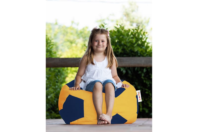 Sira Sittsäck Utomhus 70 cm Gul/Blå - Utemöbler - Utestolar & fåtöljer - Sittsäckar