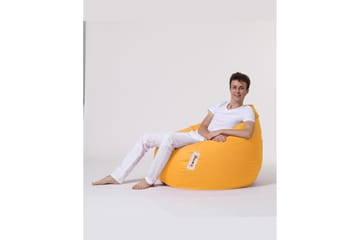 Sittsäck Utomhus Hunny 115 cm Gul - Utemöbler - Utestolar & fåtöljer - Sittsäckar