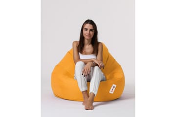 Sittsäck Utomhus Hunny 115 cm Gul - Utemöbler - Utestolar & fåtöljer - Sittsäckar