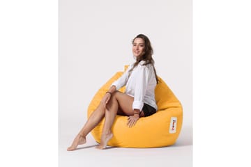 Sittsäck Utomhus Hunny 115 cm Gul - Utemöbler - Utestolar & fåtöljer - Sittsäckar