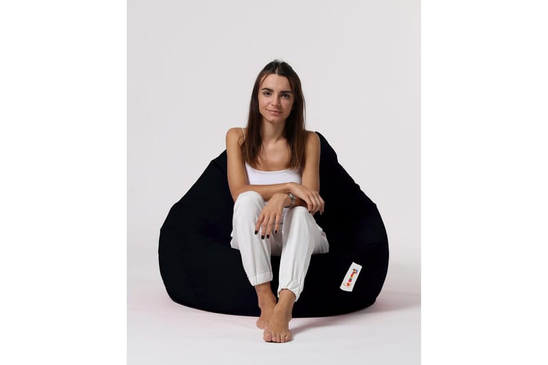 Sittsäck Utomhus Hunny 115 cm Svart - Utemöbler - Utestolar & fåtöljer - Sittsäckar
