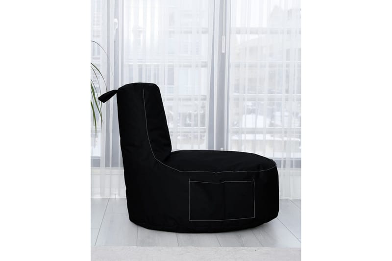 Sittsäck Utomhus Vikki 70 cm Svart - Utemöbler - Utestolar & fåtöljer - Sittsäckar