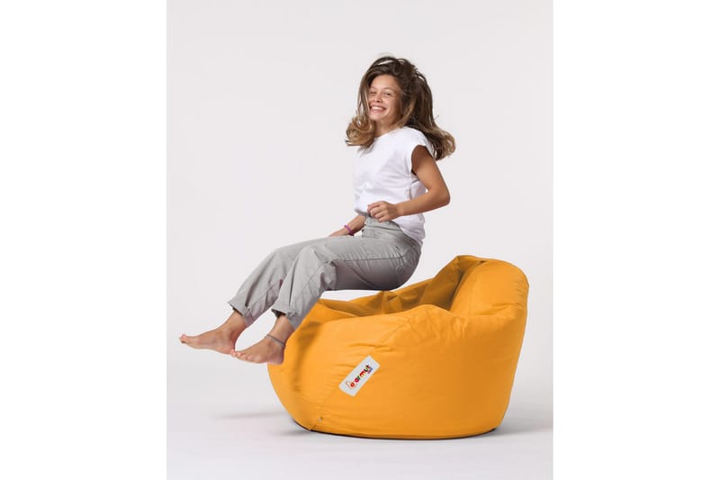Sittsäckar utomhus Hunny Sittsäck Utomhus 115 cm Gul - Utemöbler - Utestolar & fåtöljer - Sittsäckar