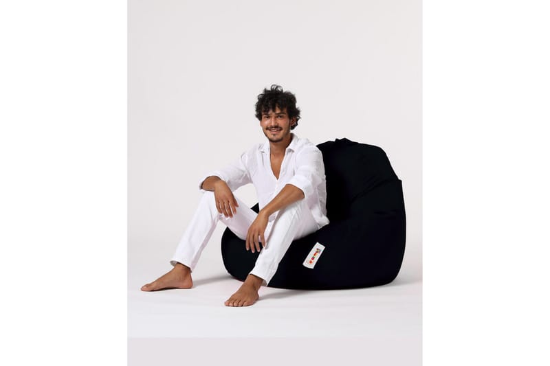 Sittsäckar utomhus Hunny Sittsäck Utomhus 115 cm Svart - Utemöbler - Utestolar & fåtöljer - Sittsäckar