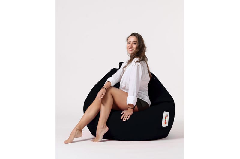 Sittsäckar utomhus Hunny Sittsäck Utomhus 115 cm Svart - Utemöbler - Utestolar & fåtöljer - Sittsäckar