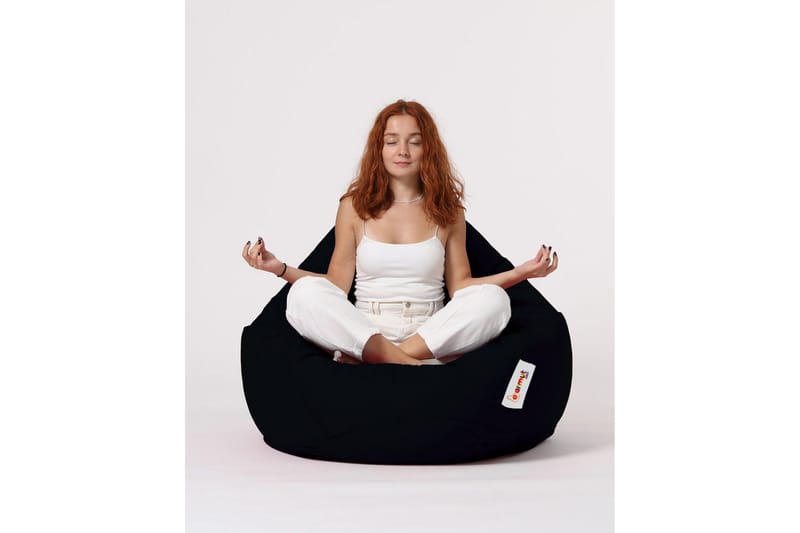 Sittsäckar utomhus Hunny Sittsäck Utomhus 115 cm Svart - Utemöbler - Utestolar & fåtöljer - Sittsäckar