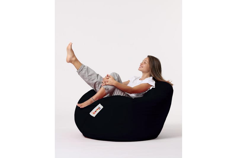 Sittsäckar utomhus Hunny Sittsäck Utomhus 115 cm Svart - Utemöbler - Utestolar & fåtöljer - Sittsäckar