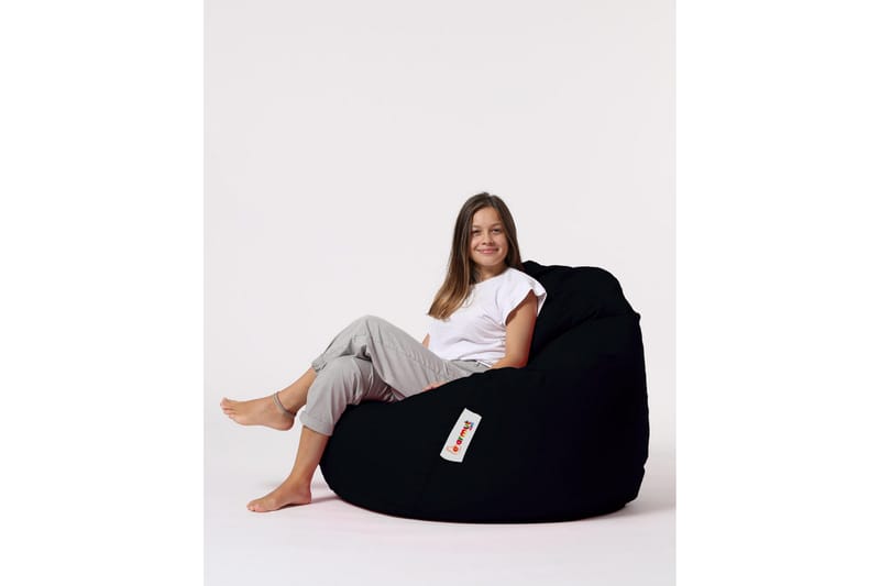 Sittsäckar utomhus Hunny Sittsäck Utomhus 115 cm Svart - Utemöbler - Utestolar & fåtöljer - Sittsäckar