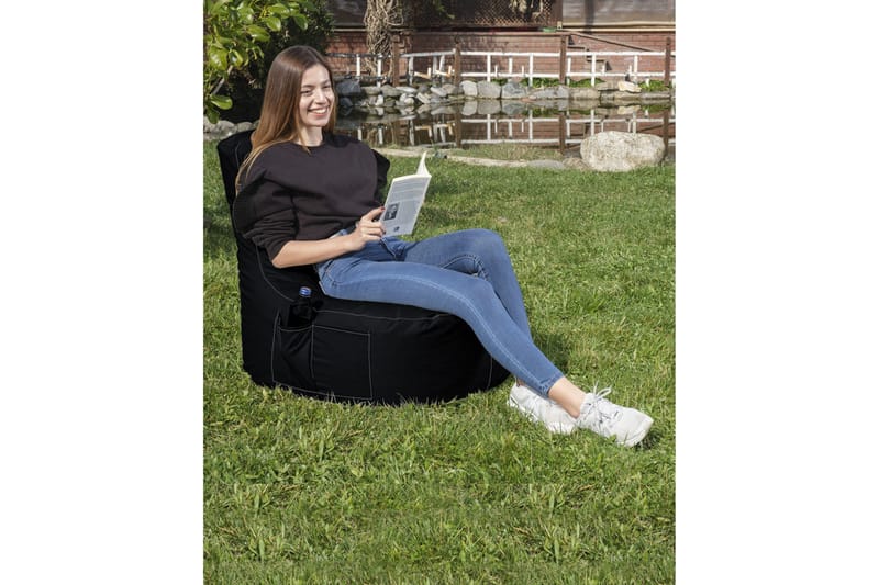 Sittsäckar utomhus Vikki Sittsäck Utomhus 70 cm Svart - Utemöbler - Utestolar & fåtöljer - Sittsäckar
